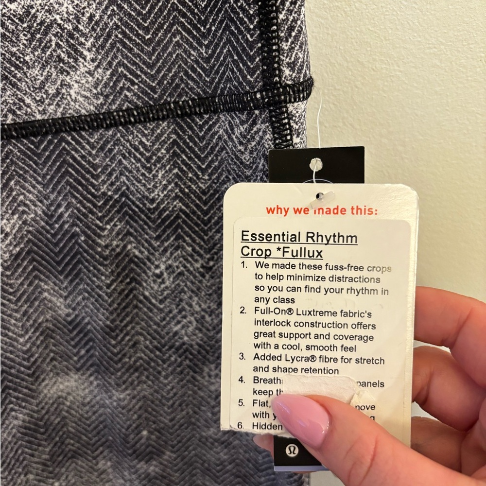 Lululemon Athletica Herringbone Pattern Leggings